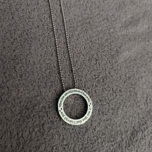 Footprints necklace